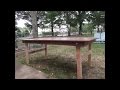 Outdoor Workbench With Folding Legs Part 2 - Make #3 Outdoor Workbench With Folding Legs Part 2 - Make #3
