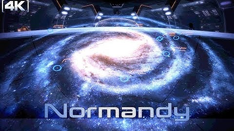 Mass Effect 2 - Normandy: Galaxy Map / Scanning Themes (1 Hour of Music) [4k]