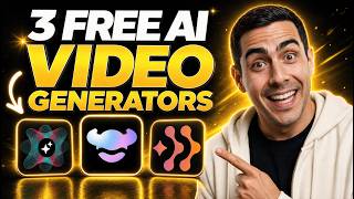 3 AI Video Generators That Are ACTUALLY FREE & UNLIMITED