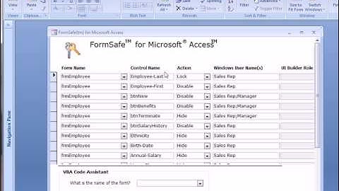 FormSafe for MS Access Overview