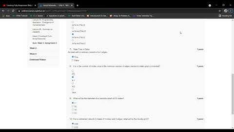 Social Networks | NPTEL | Week 2 | assignment solution 2 | 2021