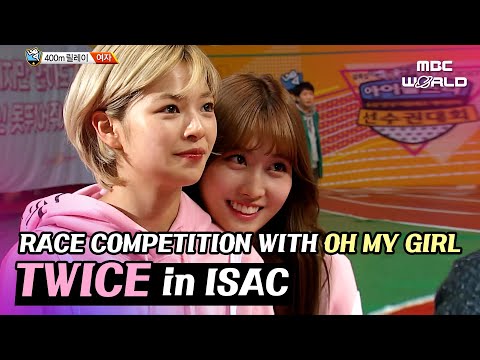 C C TWICE Vs OH MY GIRL Relay Race Competiton TWICE