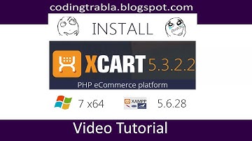 Install X-Cart 5.3.2.2 on Windows 7 localhost XAMPP 5.6.28 - opensource PHP shopping cart byAO