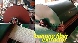 Banana Fiber Extractor || Machine evaluation