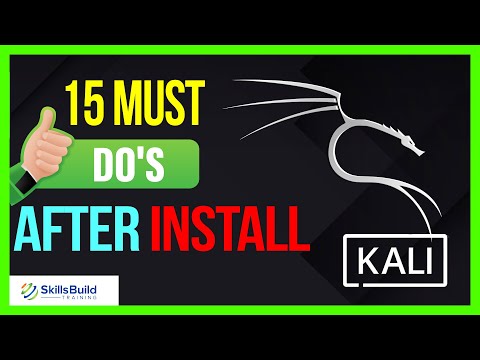 15 Things You MUST DO After Installing Kali Linux