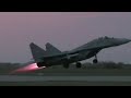 Full afterburner! MiG-29A of the Hungarian Air Force with full afterburner in 2007.