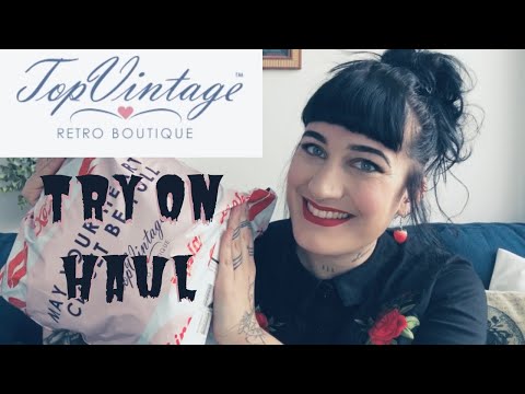 TOP VINTAGE CLOTHING HAUL UNBOXING TRY ON RETRO COLLECTIF CLOTHING TIMELESS LONDON