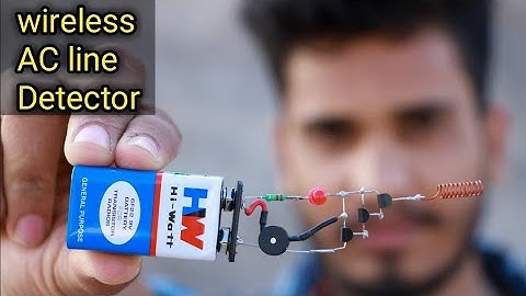 Wireless AC line Detector | Current flow Detector | Make it vairam!!! | diy projects