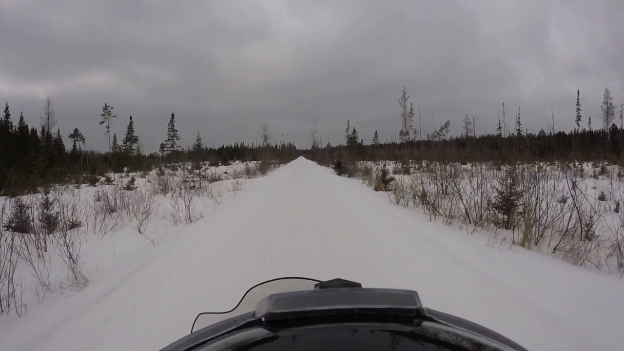 Snowmobiling near Conover, Wi. Feb. 17th, 2017 YouTube