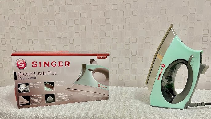 EASY method to CLEAN your IRON and why I LOVE my Singer Steamcraft