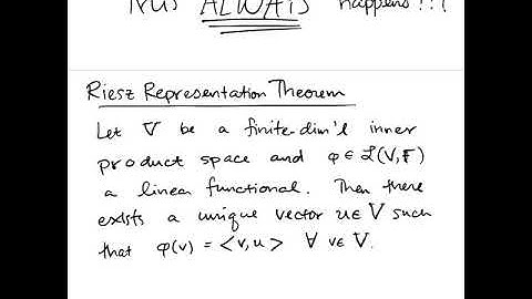 6B Part 4: Riesz Representation