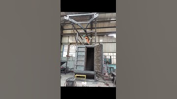 Hook shot blasting machine