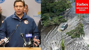 JUST IN: DeSantis Holds Update On Hurricane Ian Recovery Efforts
