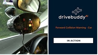 Drivebuddyai - Forward Collision Warning In Action Car Detection