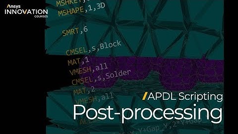 General Post-processing — Lesson 5