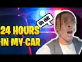 24 HOURS INSIDE MY CAR *gone wrong*