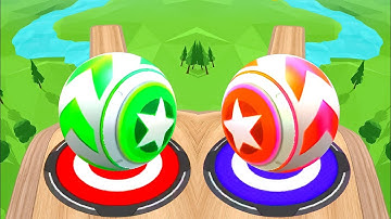 🎯🌀Sky Rolling Ball 3D VS Reverse Video Gameplay New Update🔥Part 2