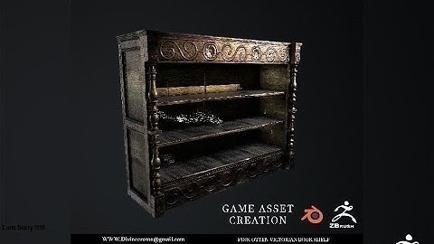 Creating Game Assets - Part 4 Lowpoly and UV mapping