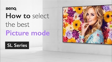 How to select the best picture mode via BenQ Pantone Validated Smart Signage SL02K Series