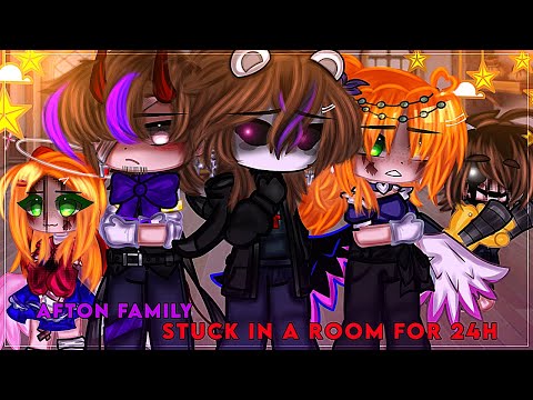 Afton Family stuck in a room for 24 hours | remake | Gacha Club | Afton Family |