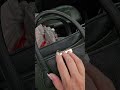 Tapping Scratching no talking on leather purse. #asmr #visualtingle #asmrsounds