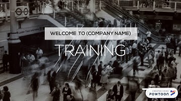 Intro to Training Video Template - Edit this Powtoon Now