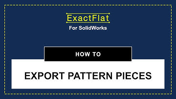 How to export pattern pieces