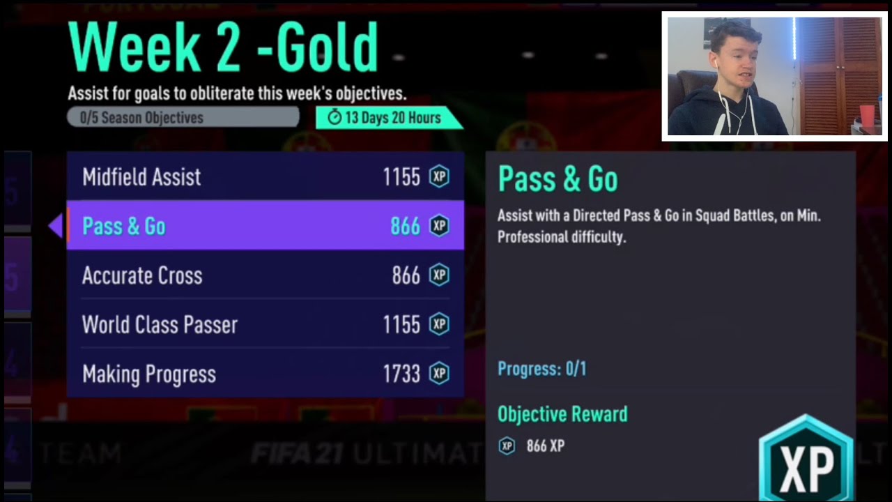 FIFA 21 WEEK 2 OBJECTIVES (Bronze, Silver, Gold) | SEASON 3 | Friday 8th  January - YouTube