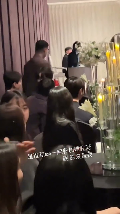 More #CHANYEOL and #KYUNGSOO clips from Yongmin manager's wedding 🥰 #chansoo