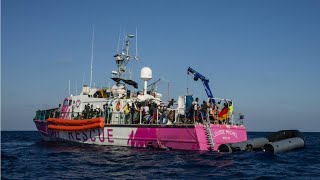 Les 219 naufragés du navire de Banksy ont été évacués