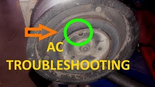 Air Conditioning Basic Troubleshooting.  AC Beginners Course.  Truck AC Class Part 3