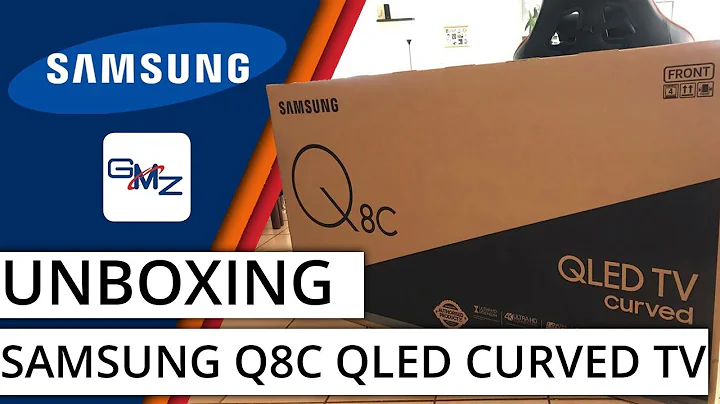 Samsung Q8C 4K HDR QLED TV Unboxing & Setup