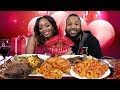 VALENTINES DAY MUKBANG | VEGAN CRAB CAKE RECIPE | EATING SHOW