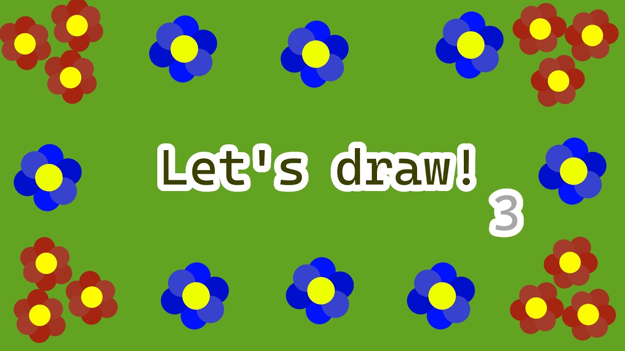 I CAN draw MYSELF FLOWERS! 🎶- Drawing #3 - YouTube