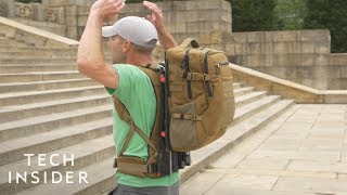Floating Backpack Will Reduce Weight On Shoulders And Back - YouTube