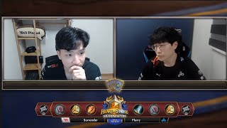 Surrender vs Flurry - Group A Elimination - Hearthstone Grandmasters APAC 2020 Season 2 - Week 1