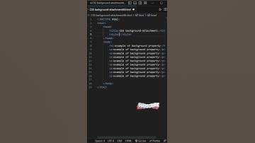 🧑🏻‍💻 Background Attachment on CSS | Html #html #trending #shorts