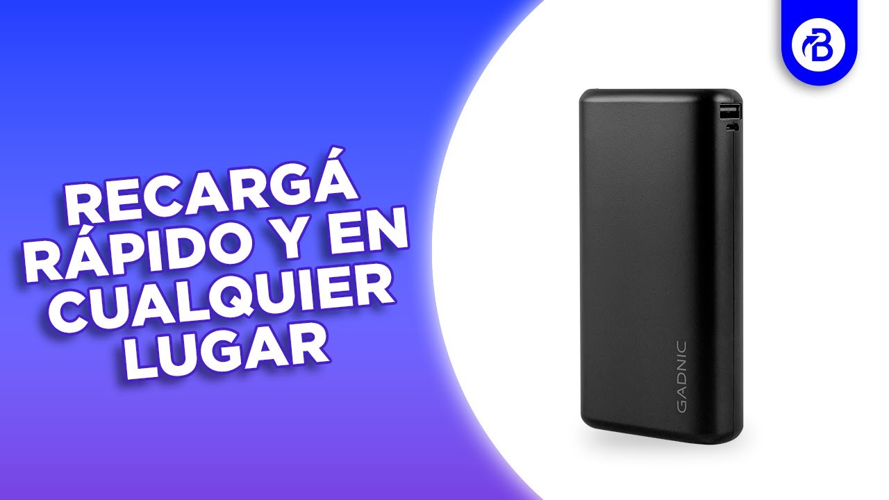 Cargador Inalámbrico Carga Rápida Gadnic Portátil 15w Usb C