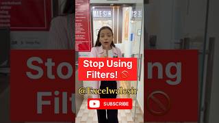 💥 Stop Using Filters! 🚫 Learn the Power of Slicer in Excel 📊 #excelwalesir #exceltricks #shorts