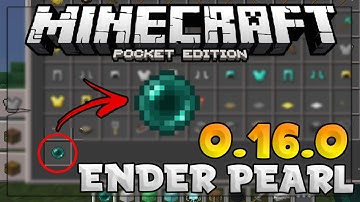 MCPE 0.16.0 Build 4 Update - ENDER PEARLS IN 0.16.0?! (New Addon) - Minecraft PE (Pocket Edition)
