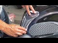 How to do it properly installing tank protector onto motorcycle