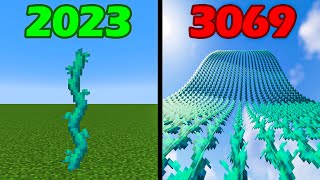 minecraft twisting vine physics in 2023 vs 3069