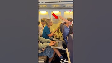 Instant Karma Hits Rude Girl on the Plane! #shorts