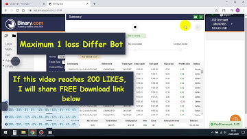 Expert Binary Differ Bot Real Binary Account(Free Download)