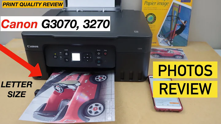 Canon PIXMA G3270 Printing Photos, Print Quality Review !