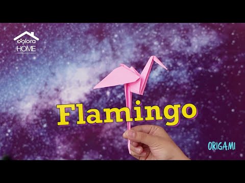 Flamingo De Papel ORIGAMI