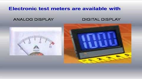 measurements and instrumentation
