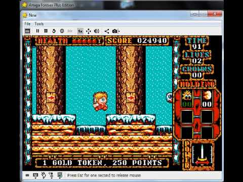 Kid Gloves 2 The Journey Back - Commodore Amiga - emulador Amiga Forever 2016 Plus Edition