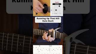 Running Up That Hill - Kate Bush #shorts #song #tutorial #guitar #cover #acoustic #acousticguitar