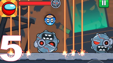 Red Ball 6  ( 31 - 45 Levels and Boss Fight ) Gameplay Walkthrough Part 5